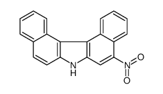 5-nitro-7H-dibenzo[c,g]carbazole Structure