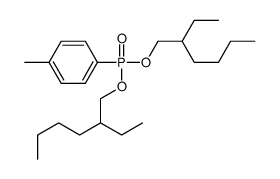 1-[bis(2-ethylhexoxy)phosphoryl]-4-methylbenzene Structure