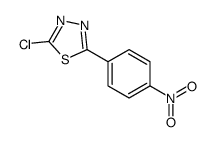 2-chloro-5-(4-nitrophenyl)-1,3,4-thiadiazole Structure