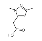 1H-Pyrazole-5-acetic acid,1,3-dimethyl- Structure