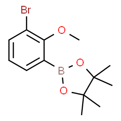 3-Bromo-2-methoxyphenylboronic acid pinacol ester Structure