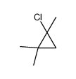 1-chloro-1,2,2-trimethylcyclopropane结构式