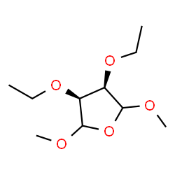 Furan, 3,4-diethoxytetrahydro-2,5-dimethoxy-, (3R,4S)-rel- (9CI) picture