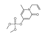 dimethyl (2-methyl-6-oxo-1-prop-2-enylpyridin-4-yl) phosphate结构式