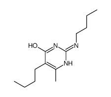 5-butyl-2-(butylamino)-6-methyl-1H-pyrimidin-4-one Structure