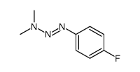 N-[(4-fluorophenyl)diazenyl]-N-methylmethanamine结构式