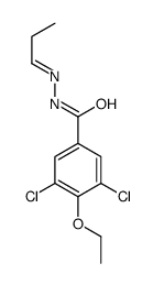 3,5-dichloro-4-ethoxy-N-[(E)-propylideneamino]benzamide Structure