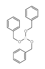 Boric acid (H3BO3),tris(phenylmethyl) ester Structure