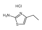 4-ethyl-thiazol-2-ylamine, hydrochloride structure