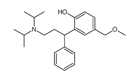 Phenol, 2-[3-[bis(1-Methylethyl)amino]-1-phenylpropyl]-4-(MethoxyMethyl)- Structure