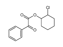 (2-chlorocyclohexyl) 2-oxo-2-phenylacetate Structure