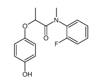 N-(2-fluorophenyl)-2-(4-hydroxyphenoxy)-N-methylpropanamide Structure