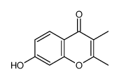 7-hydroxy-2,3-dimethylchromen-4-one结构式