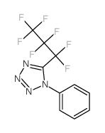 1H-Tetrazole,5-(1,1,2,2,3,3,3-heptafluoropropyl)-1-phenyl-结构式