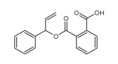 (+/-)-phthalic acid mono-(1-phenyl-allyl ester)结构式