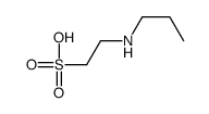 2-(propylamino)ethanesulfonic acid Structure