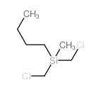 butyl-bis(chloromethyl)-methyl-silane structure