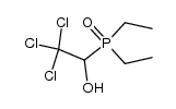 Diethyl(2,2,2,-trichloro-1-hydroxyethyl)phosphine oxide Structure