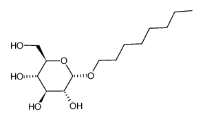 正辛基 α-D-葡萄糖苷结构式