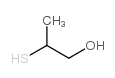 2-巯基丙-1-醇结构式
