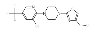 1-[4-(Chloromethyl)-1,3-thiazol-2-yl]-4-[3-chloro-5-(trifluoromethyl)-2-pyridinyl]piperazine picture