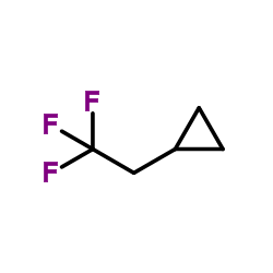 (2,2,2-Trifluoroethyl)cyclopropane结构式
