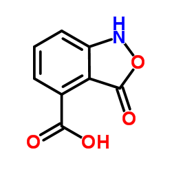 3-oxo-1,3-dihydro-benzo[c]isoxazole-4-carboxylic acid structure