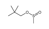 2,2-dimethylpropyl methanesulfinate Structure