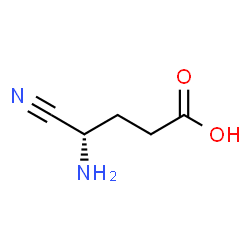 (S)-4-Amino-4-cyanobutyric acid Structure