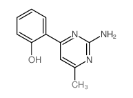 Phenol,2-(2-amino-6-methyl-4-pyrimidinyl)-结构式