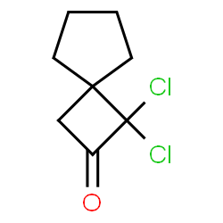 Spiro[3.4]octan-2-one, 1,1-dichloro- (9CI)结构式