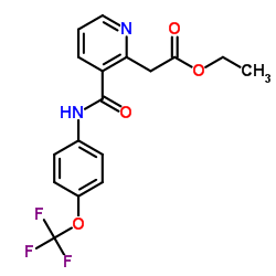 ETHYL 2-(3-([4-(TRIFLUOROMETHOXY)ANILINO]CARBONYL)-2-PYRIDINYL)ACETATE图片