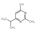 6-异丙基-2-甲基嘧啶-4-醇结构式