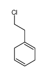 1-(2-chloroethyl)cyclohexa-1,4-diene Structure