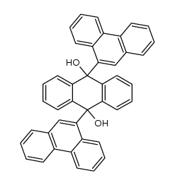 9.10-Di[9'-phenanthryl]9.10-dihydroxy-9.10-dihydroanthracen Structure