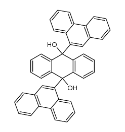 9.10-Di[9'-phenanthryl]9.10-dihydroxy-9.10-dihydroanthracen结构式