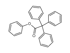 triphenyl-acetic acid phenyl ester Structure