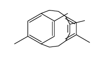 12,15,42,45-tetramethyl-1,4(1,4)-dibenzenacyclohexaphane Structure