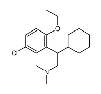 5-Chloro-β-cyclohexyl-2-ethoxy-N,N-dimethylbenzeneethanamine structure