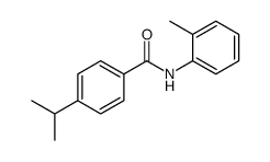 Benzamide, 4-(1-methylethyl)-N-(2-methylphenyl)- (9CI) Structure