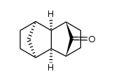 (1α,4α,4aα,5β,8β,8aβ)-1,2,3,4,4a,5,6,7,8,8a-decahydro-1,4:5,8-dimethanonaphthalen-10-one结构式