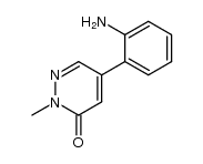 5-(2-aminophenyl)-2-methylpyridazin-3(2H)-one结构式