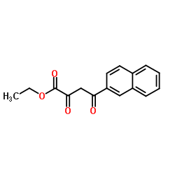 Ethyl 4-(2-naphthyl)-2,4-dioxobutanoate Structure