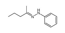 pentan-2-one-phenylhydrazone结构式