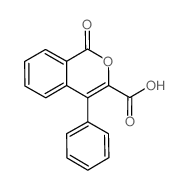 1-氧代-4-苯基-1H-异色烯-3-羧酸结构式