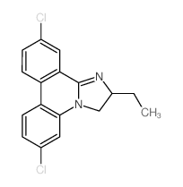 6,11-dichloro-2-ethyl-2,3-dihydroimidazo[1,2-f]phenanthridine Structure