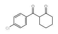 2-(4-CHLOROBENZOYL)CYCLOHEXANONE Structure