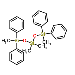 1,1,5,5-Tetraphenyltetramethyltrisiloxane Structure