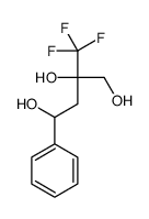 4-phenyl-2-(trifluoromethyl)butane-1,2,4-triol结构式