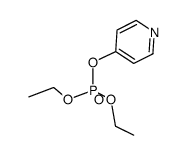 (4-pyridyl)diethylphosphate Structure